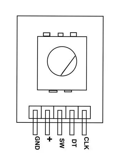 Savienojiet rotējošos kodētājus ar Arduino vairogu