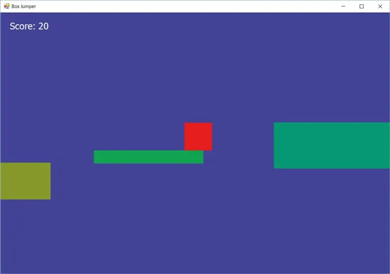 Platformerska igra s Arduino kontrolom s joystickom i IC prijemnikom