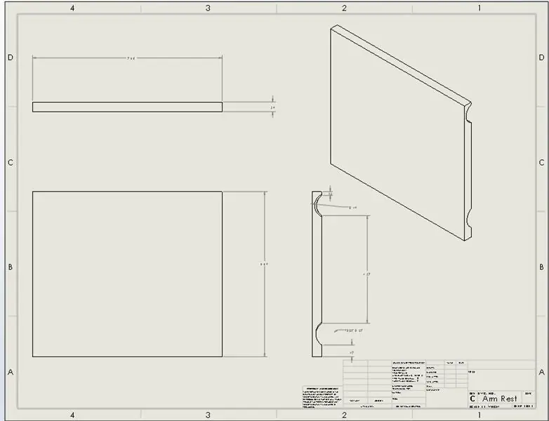 በ SolidWorks ላይ የእጅን እረፍት ይፍጠሩ