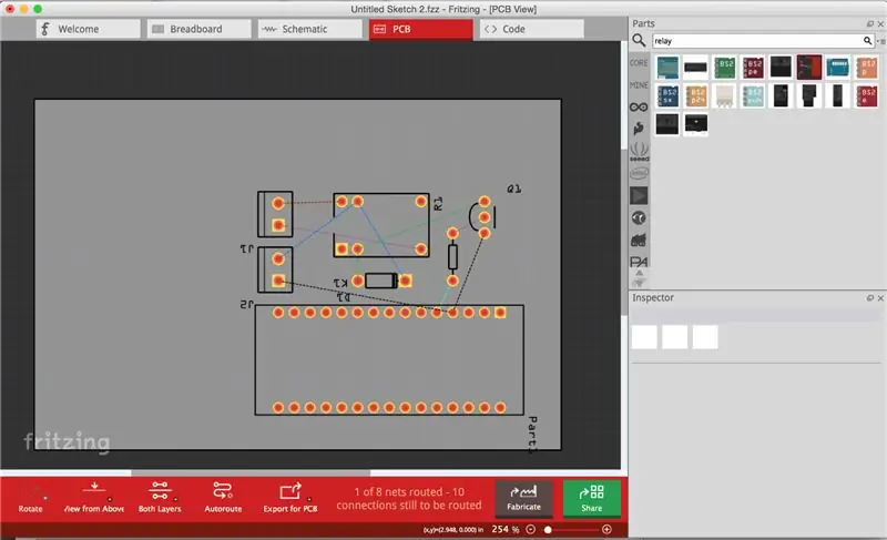 Προβολή PCB