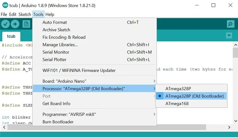 Flash program za Arduino Nano