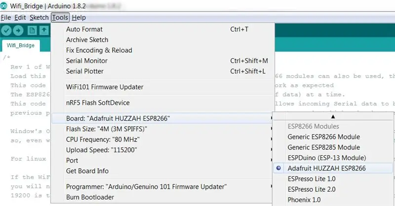 Programiranje Wifi2BLE