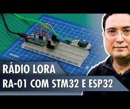 Raadio LoRa Ra-01 STM32 ja ESP32: 11 sammu