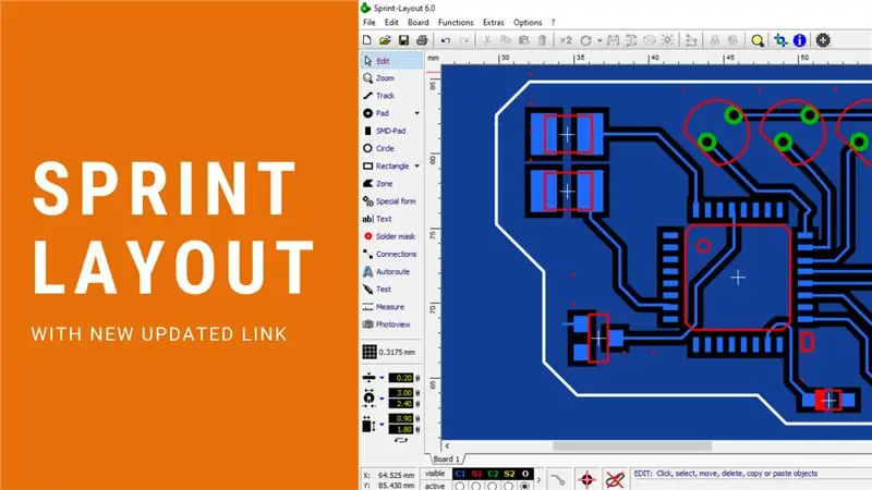 Σχεδιάστε το PCB σας χρησιμοποιώντας το Sprint Layout 2020 με νέες ενημερώσεις