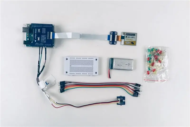 Fase 1 - UV -sensor og E -Paper Display teknisk pakke