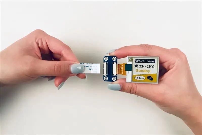 Estágio 1 - Configuração da tela E-ink