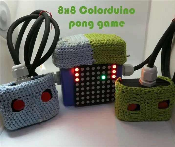 8x8 Colorduino Pong igra: 3 koraka