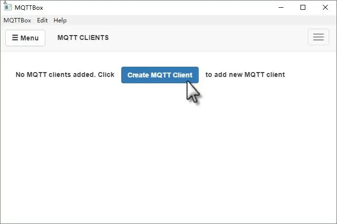 Διαμόρφωση προγράμματος -πελάτη MQTT (MQTTBOX)