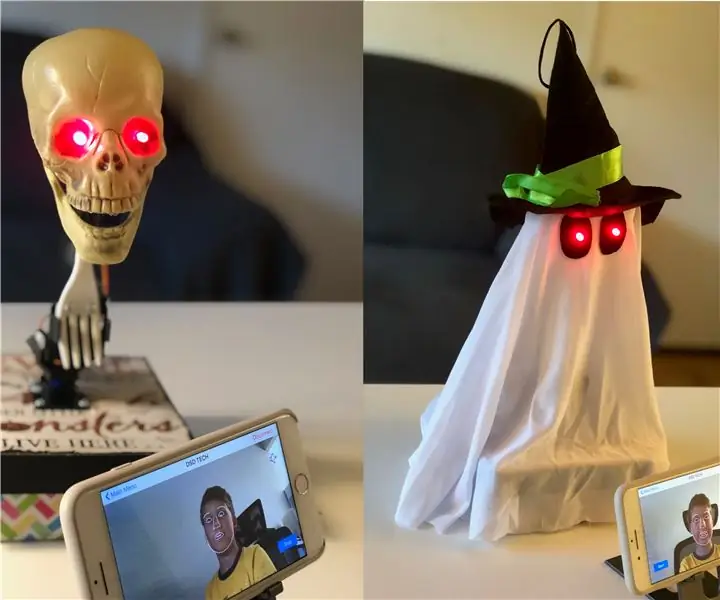 Suivi du visage et détection des sourires des robots d'Halloween : 8 étapes (avec photos)