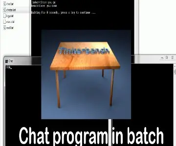 Jednostavan paketni program za chat: 5 koraka