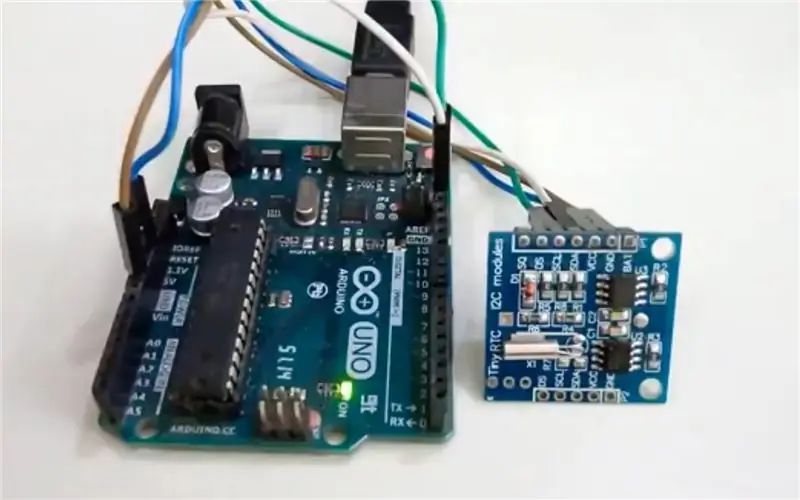 DS1307 Zegar czasu rzeczywistego RTC z Arduino