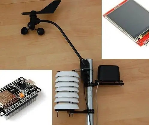 DIY Personal Weather Station Monitor: 6 steg