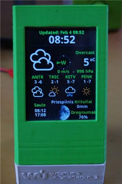 DIY Personal Weather Station Monitor