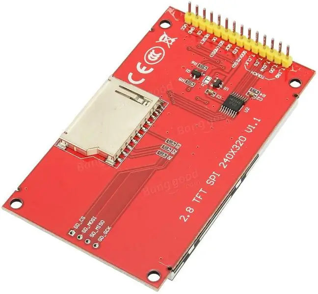 2.8 İnç ILI9341 240x320 SPI TFT Ekran