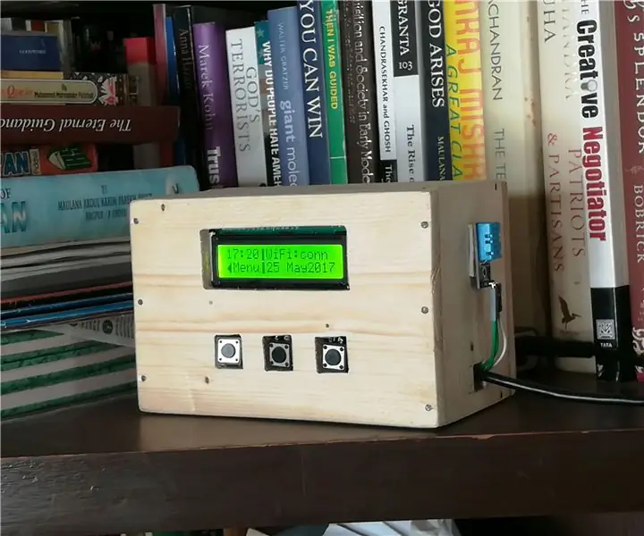 IoT: Weather Box (na may Pasadyang Mga Alarma at Timer)