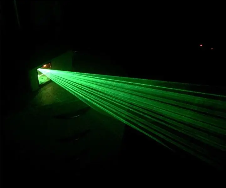 Arduino laserski projektor + aplikacija za upravljanje: 8 koraka