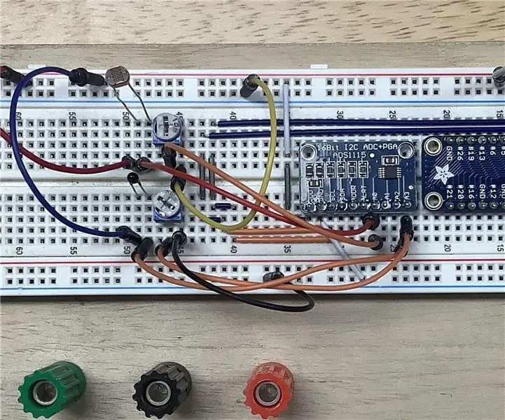 القراءة والرسوم البيانية لضوء ومستشعر درجة الحرارة مع Raspberry Pi: 5 خطوات