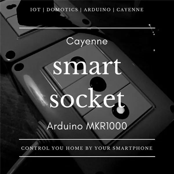 IoT स्मार्ट सॉकेट Arduino और Cayenne