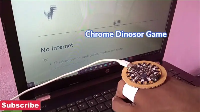 Sådan kontrolleres Chrome Dino -spil med gestus