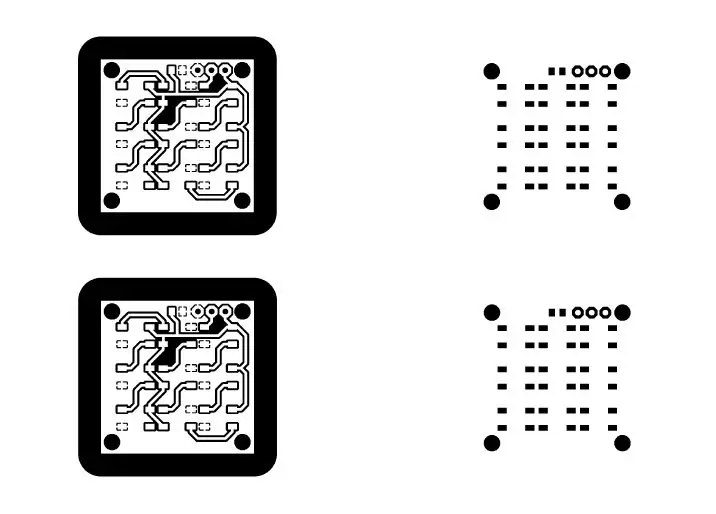 Exportar um negativo de PCB espelhado