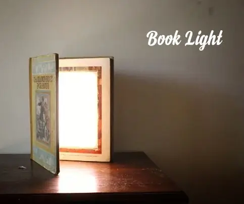 Lampu Buku LED - Di dalam Buku !: 10 Langkah (dengan Gambar)