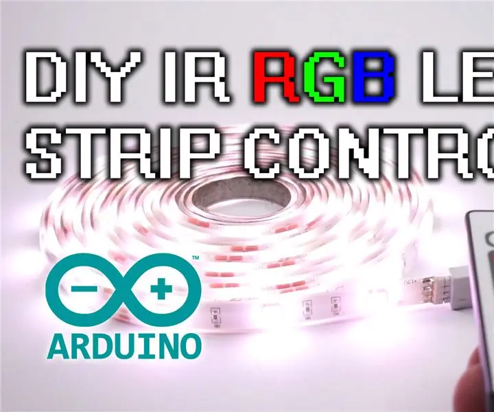 DIY Arduino RGB LED Strip IR -controller: 5 trin