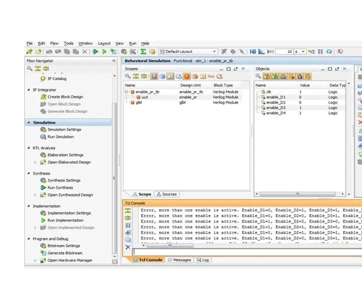 A Vivado Simluation használata: 6 lépés
