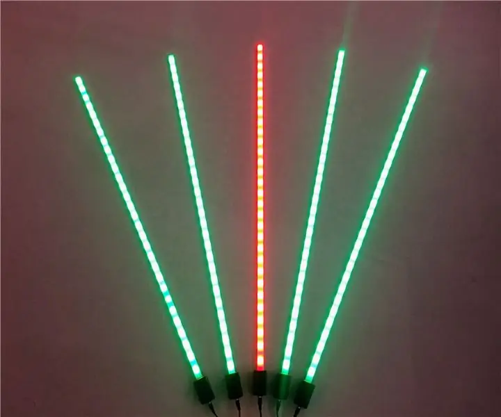 WiFi Mesh Synchronized LED Bars: 3 ขั้นตอน (พร้อมรูปภาพ)