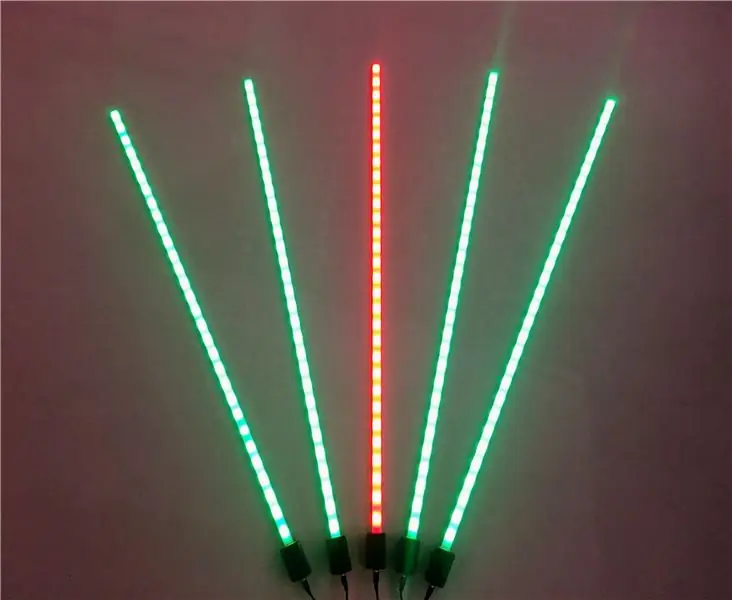 WiFi Mesh Synchronized LED Bars