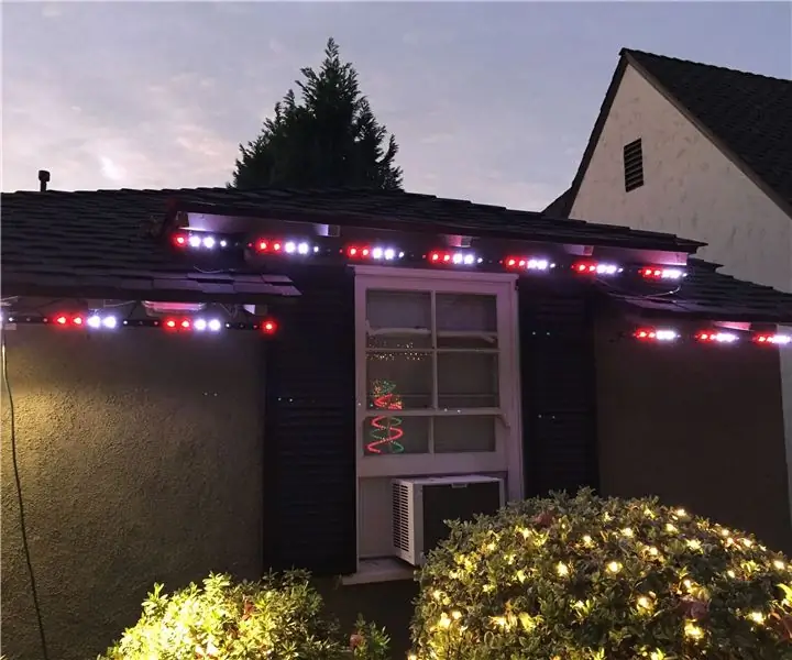 Permanent Digital LED House Holiday Lighting V2