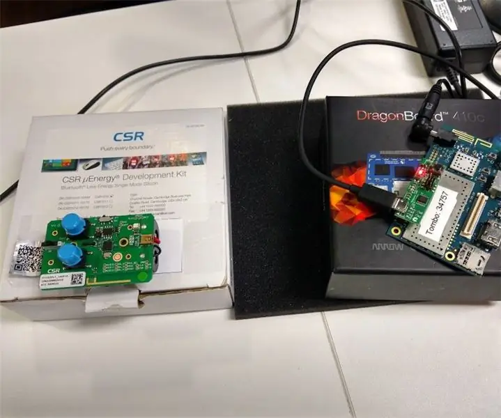 Pagbabasa ng Mga Halaga Mula sa isang BLE Device Gamit ang CSR1010 at Dragonboard 410c: 6 Mga Hakbang