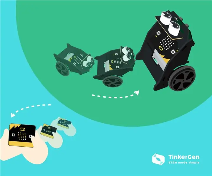 Micro: bit Robotkontroll med akselerometer: 4 trinn