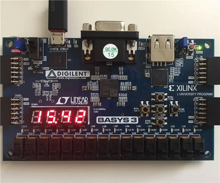 Cronómetro VHDL: 8 pasos (con imágenes)