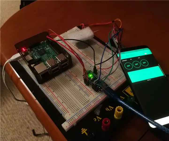 Raspberry PI & Arduino - Blynk Stepper Control: 7 soļi (ar attēliem)