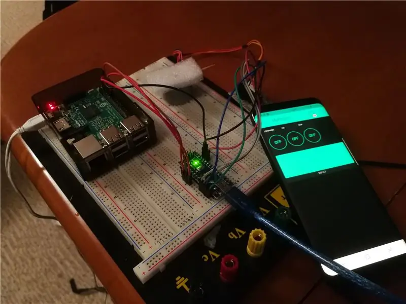 Raspberry PI & Arduino - Blynk Stepper Control