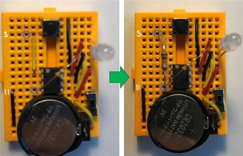 Adicionar um resistor de 10K entre o botão e o solo