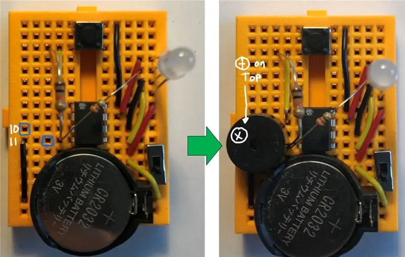 Tambahkan Buzzer ke Papan Roti