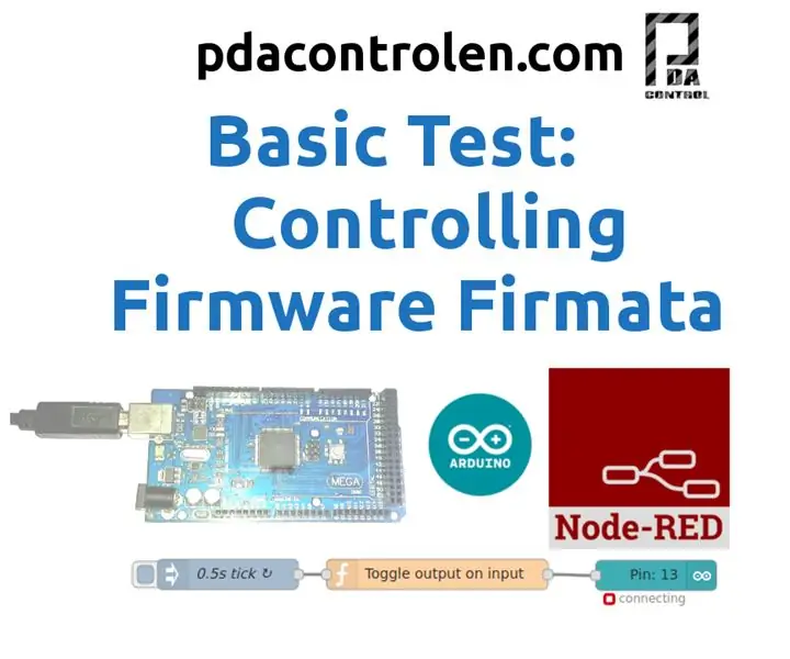 Controlando Arduino desde Node-RED con Firmware Firmata IoT #: 7 pasos