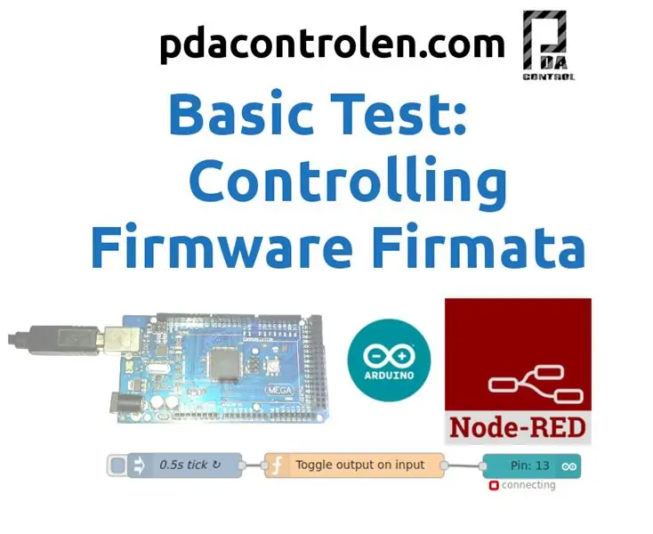 ควบคุม Arduino จาก Node-RED ด้วยเฟิร์มแวร์ Firmata IoT#