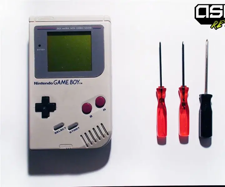 Kako rastaviti Game Boy (DMG): 8 koraka