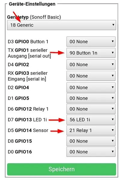 Configureer de module