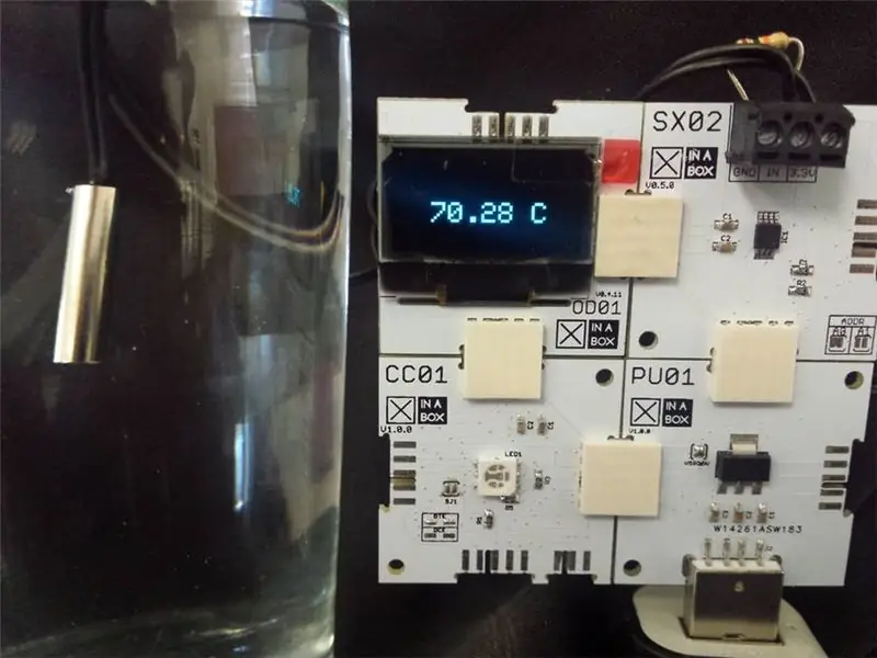 Temperaturmessung mit XinaBox und einem Thermistor