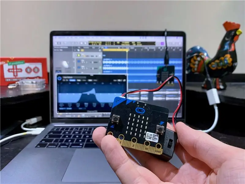 Microbit Midi CC draadloze controller