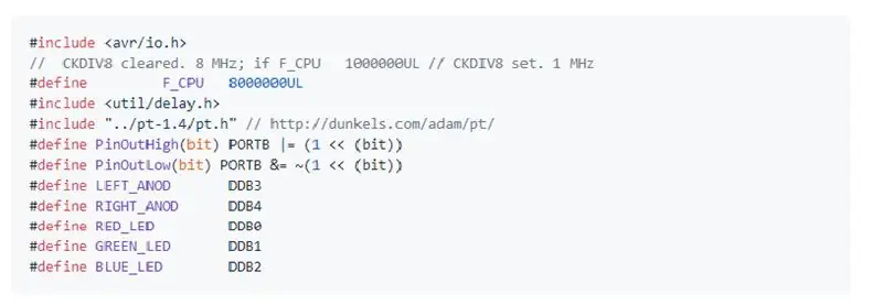 Programmation. Macros et définitions