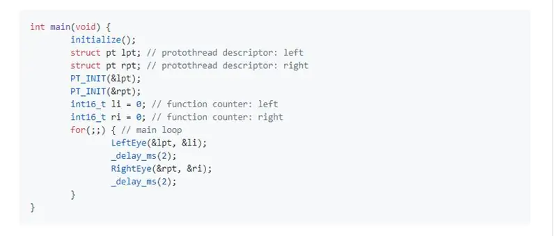 Programação. Loop Principal