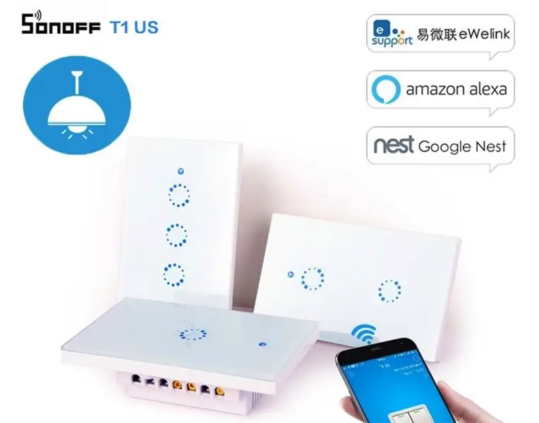 Sonoff T1 US - Tutorial COMPLETO