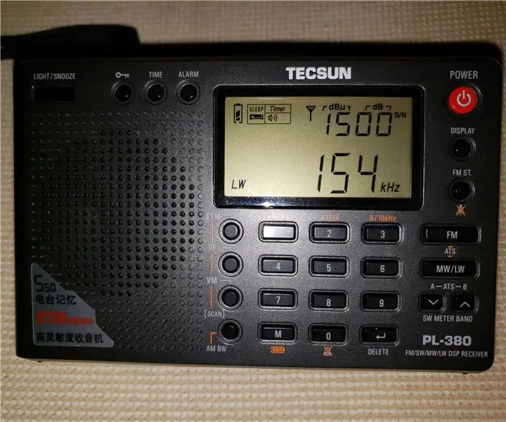 Utilizzo di una radio per rilevare i fulmini: 4 passaggi