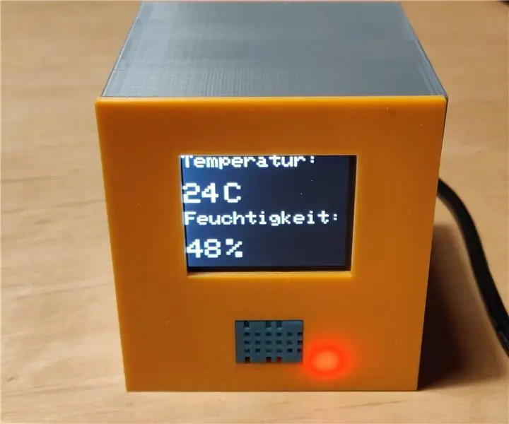 Vietinė temperatūros/drėgmės stotis: 4 žingsniai