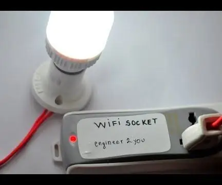 Wifi zásuvka: 4 kroky (s obrázkami)