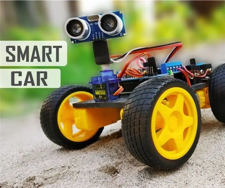 Uradi sam Arduino automobil koji izbjegava prepreke kod kuće: 5 koraka